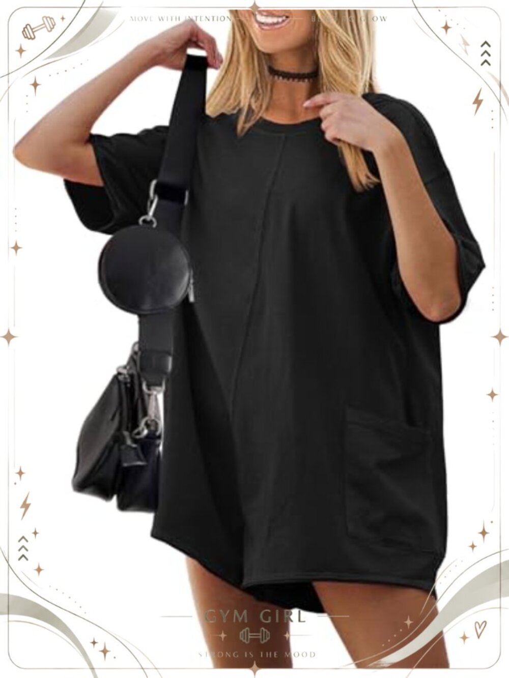 Women's Oversized Reversible Romper Short Sleeve Jumpsuit with Pockets